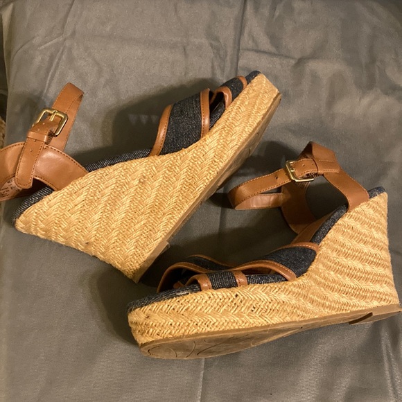 Montego Bay club wedge sandals size 9.5 - Picture 1 of 9